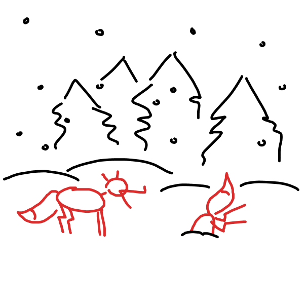 Drawing in Scenes From The Stick Wilderness by Aluminimalism