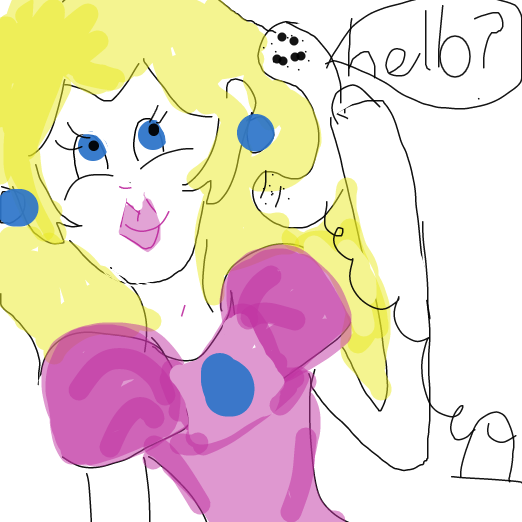 Drawing in Super mario bros by Chrissy