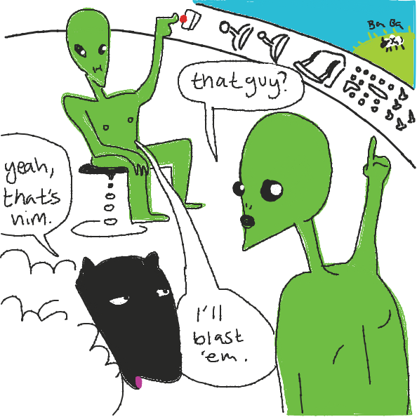 Uh oh - Online Drawing Game Comic Strip Panel by Masterboog