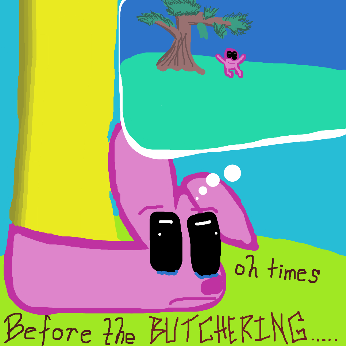 Reminiscing about the Joyful Period years ago... - Online Drawing Game Comic Strip Panel by damaddy