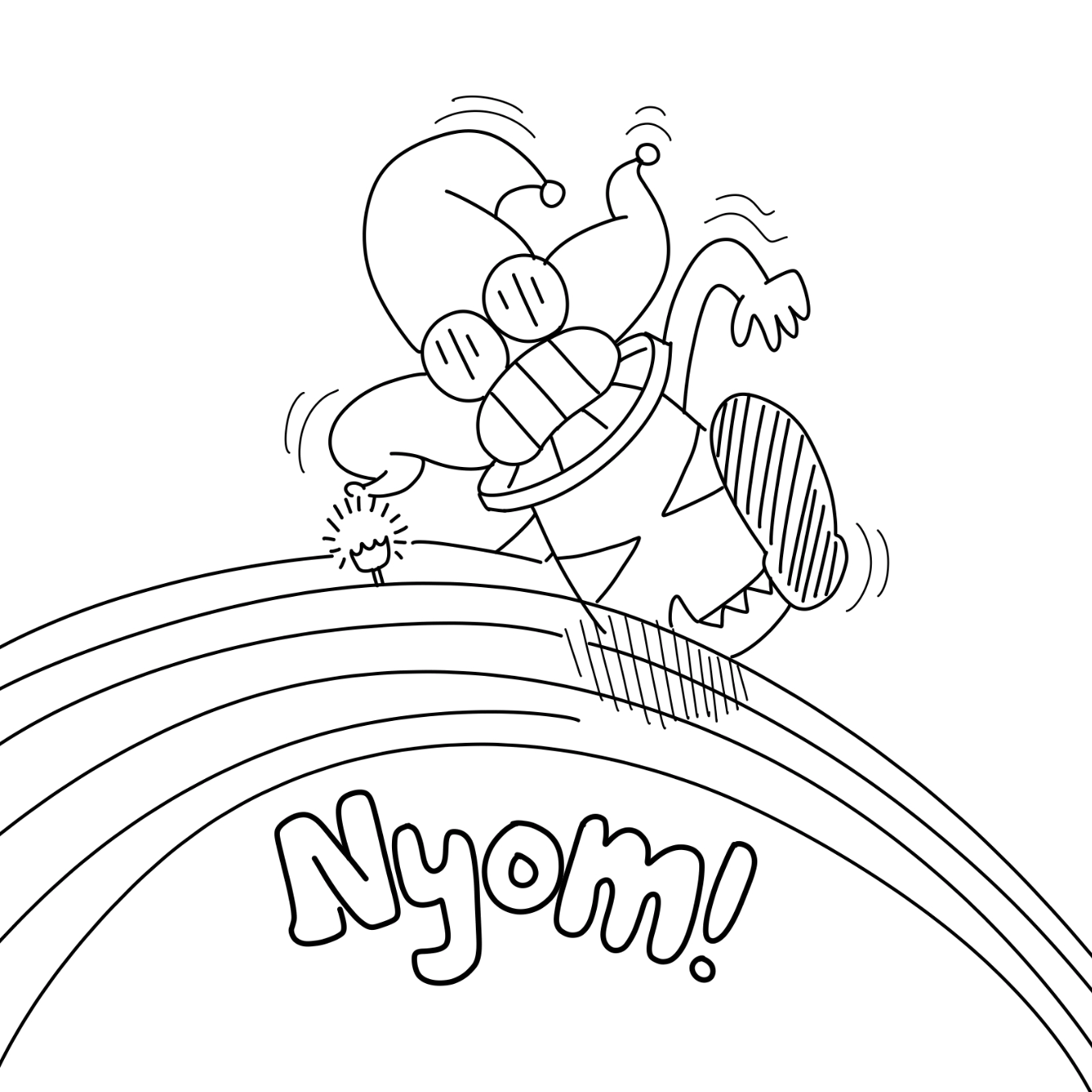  - Online Drawing Game Comic Strip Panel by Wizard Croissant