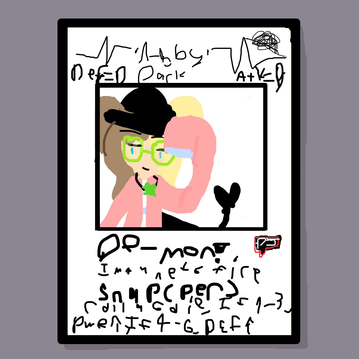 Sorry for the terrible handwriting - Online Drawing Game Comic Strip Panel by EmoWeeb_the_Simp