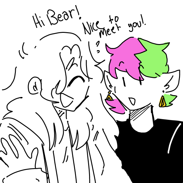 Drawing in Meet BEAR! by MaskedShadows