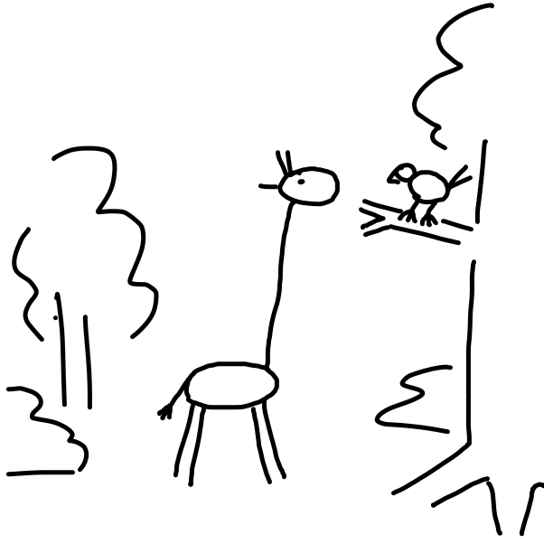 Drawing in Scenes From The Stick Wilderness by Aluminimalism