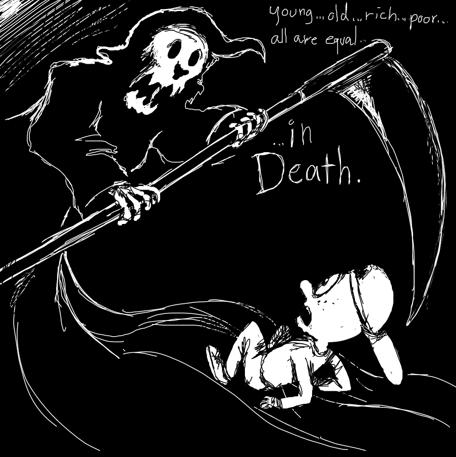 Drawing in near death by TFD