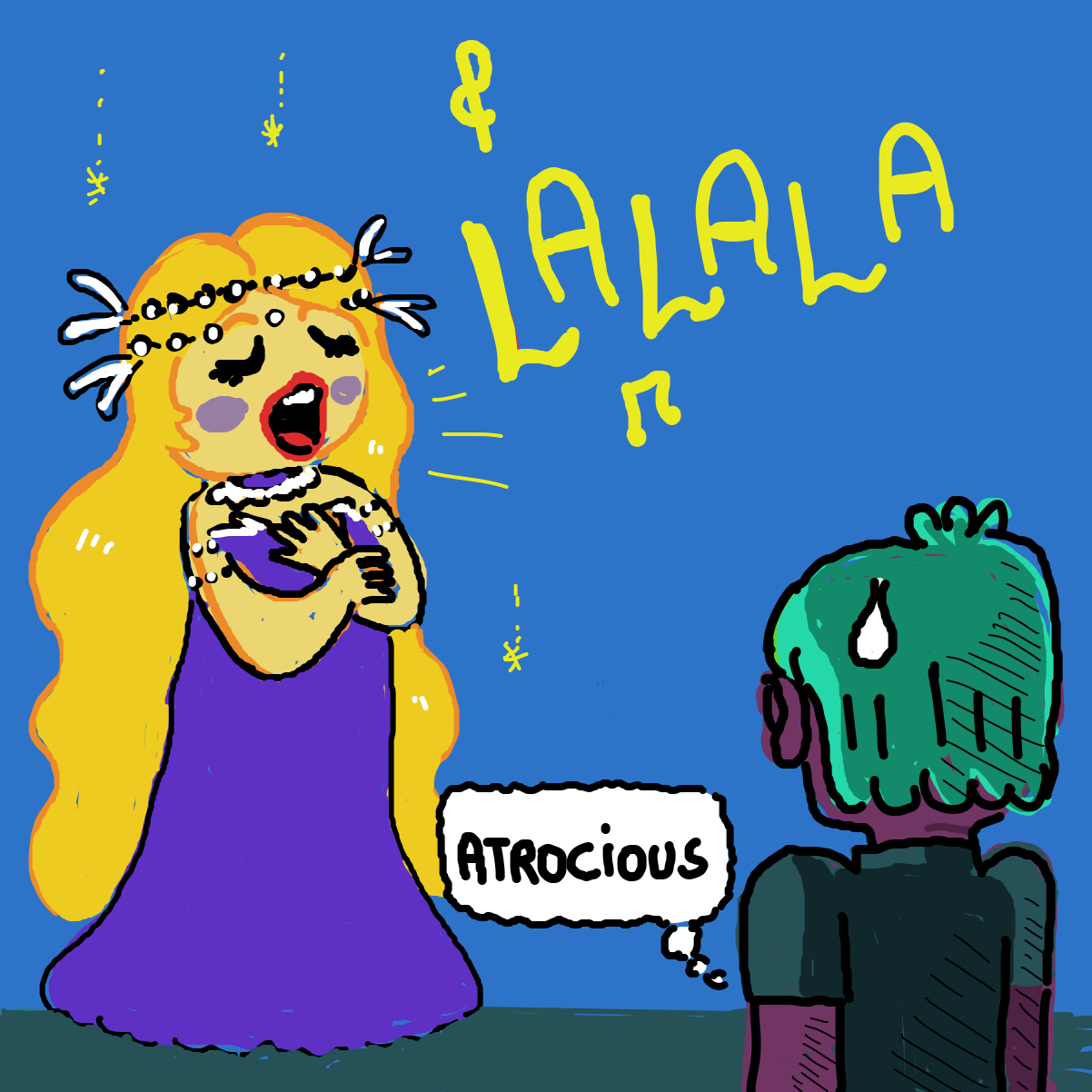 Drawing in Reborn Actor by Hibou