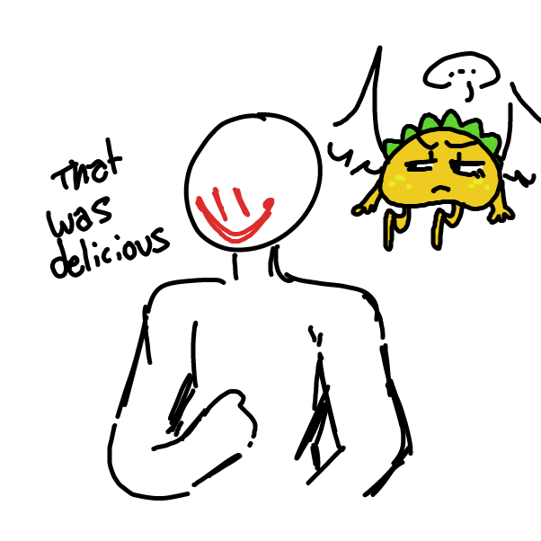 Drawing in Tales of an Omelette by MaskedShadows