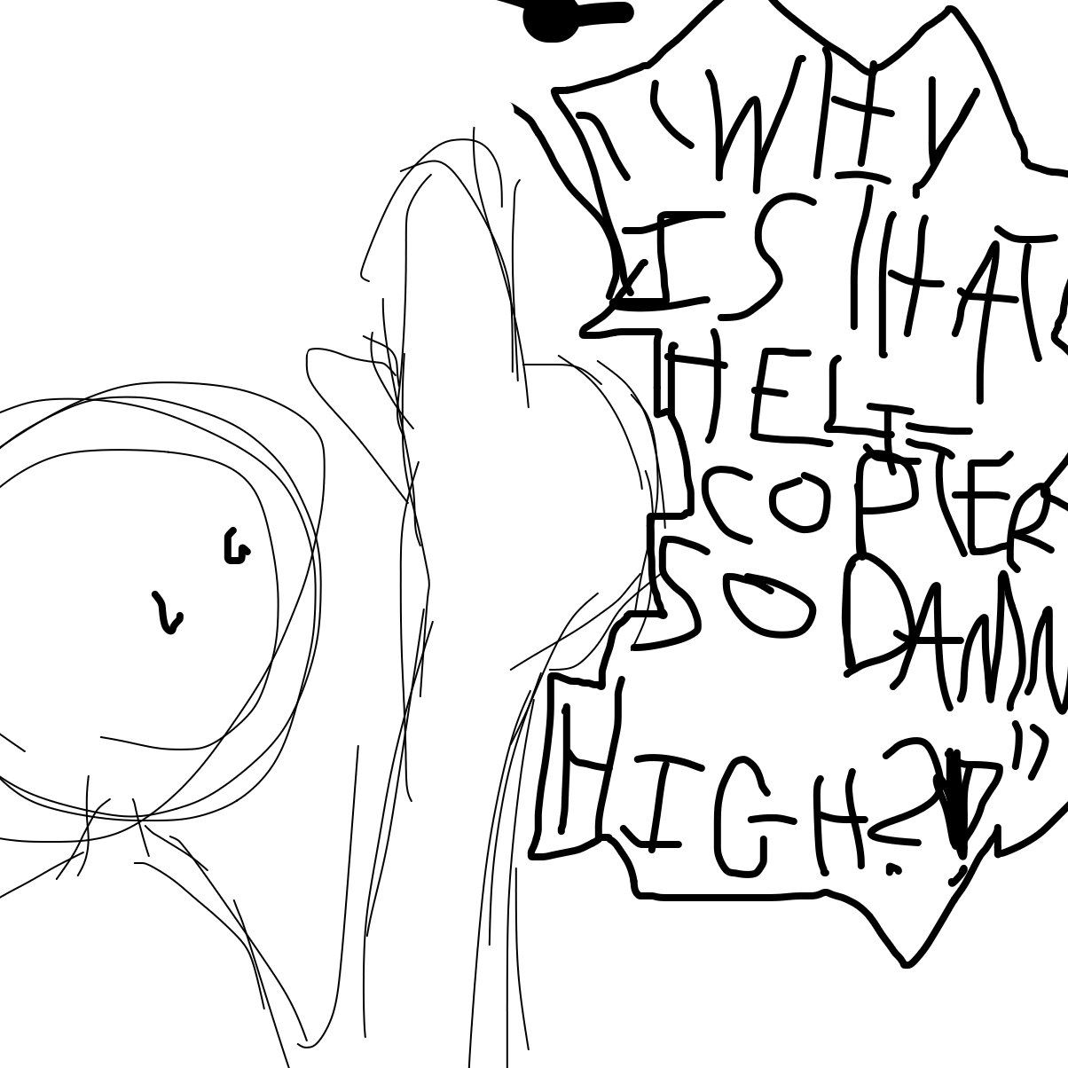 “WHY IS THAT HELICOPTER SO DAMN HIGH?!” - Online Drawing Game Comic Strip Panel by EmoWeeb_the_Simp