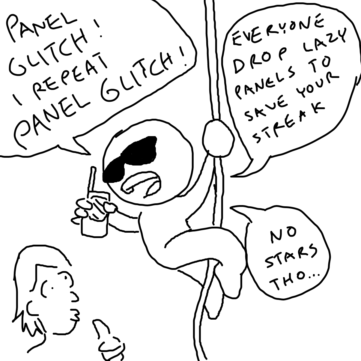 Drawing in for my slide by Sabandija