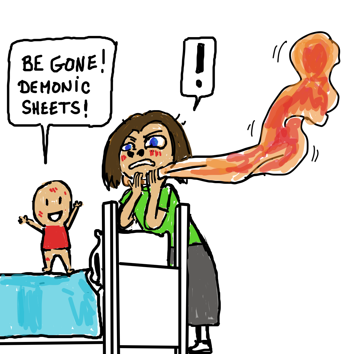 Drawing in sheet by Hibou