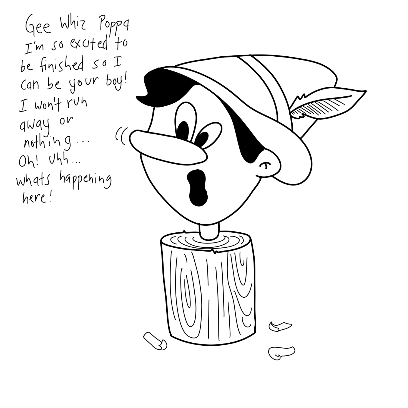  - Online Drawing Game Comic Strip Panel by Wizard Croissant