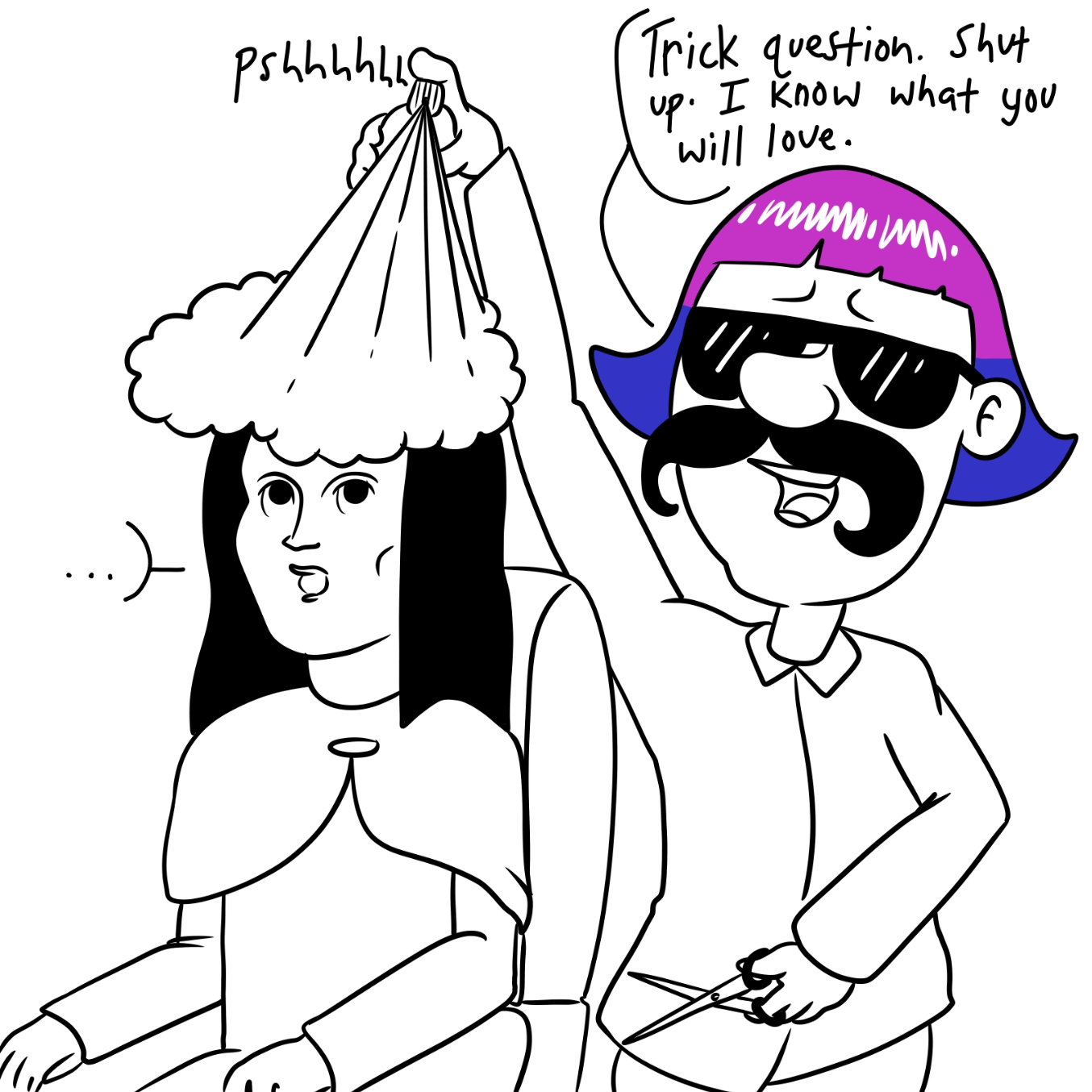  - Online Drawing Game Comic Strip Panel by Wizard Croissant