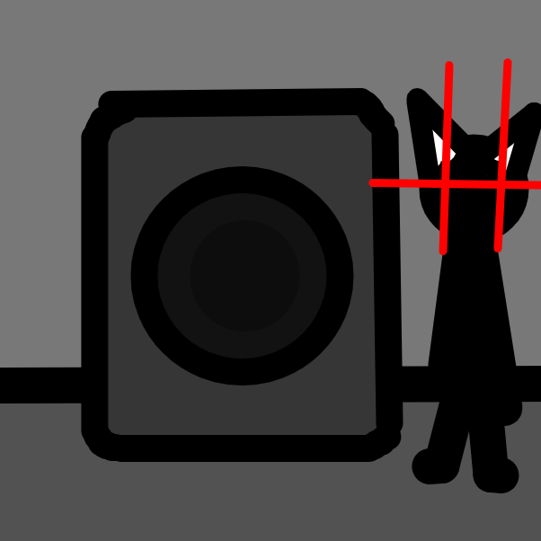 Would be on the speaker but there's no space
Just image them on the speaker bopping their head in time to the beat - Online Drawing Game Comic Strip Panel by DrumCat