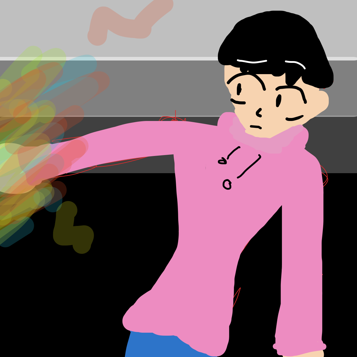 Drawing in The m o b chain  by EmoWeeb_the_Simp