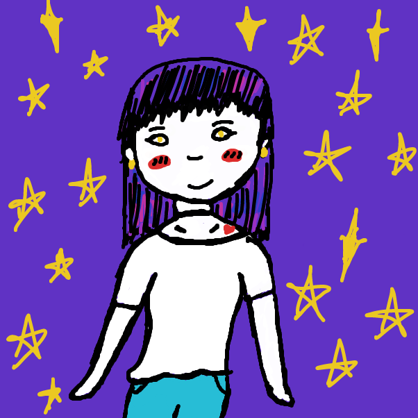 Drawing in tribute to qinni by Marilou