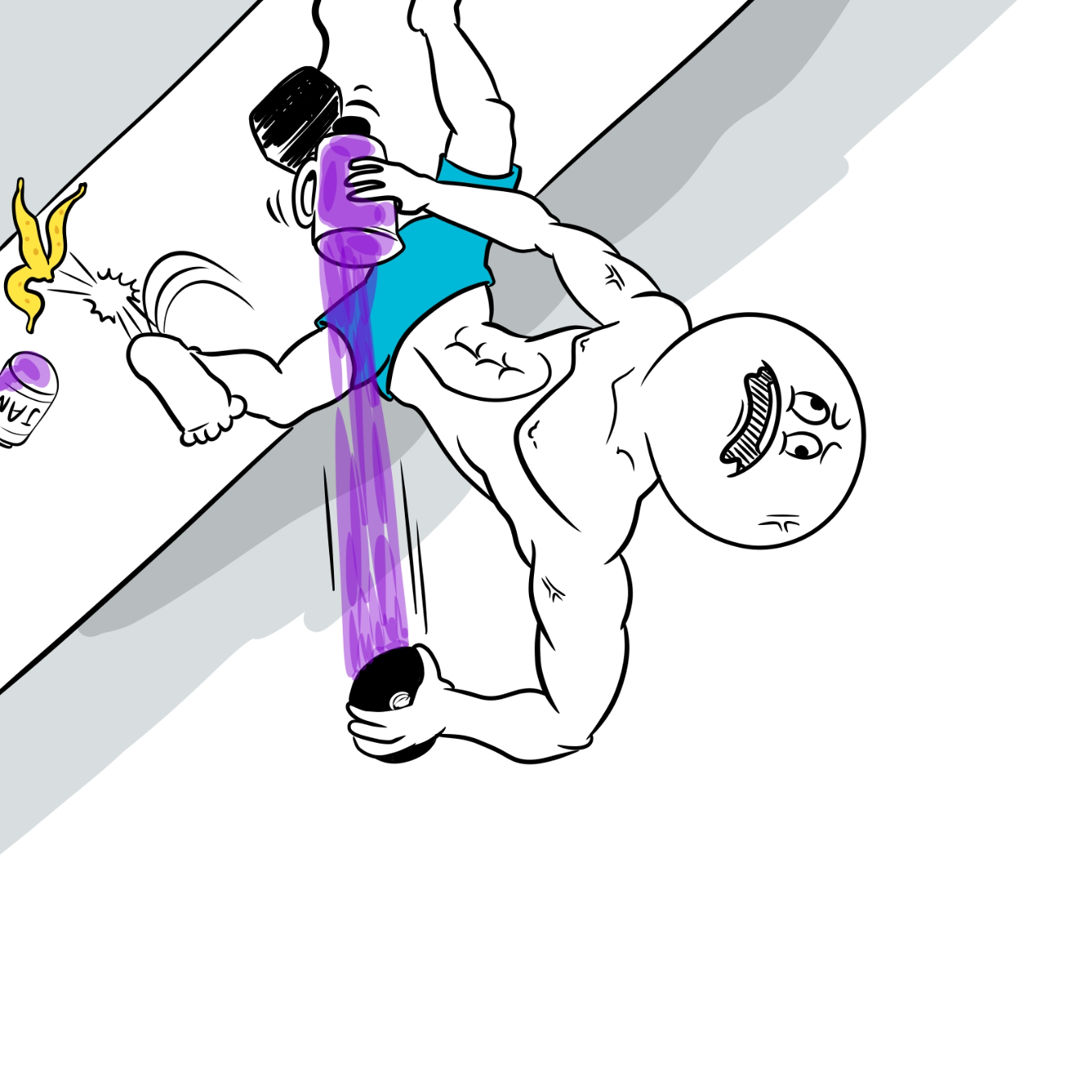  - Online Drawing Game Comic Strip Panel by Wizard Croissant