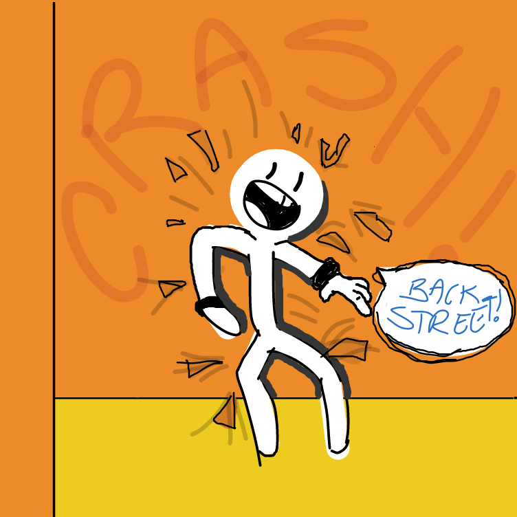 BACKSTREETS BACK ALRIGHT - Online Drawing Game Comic Strip Panel by pantsless dog