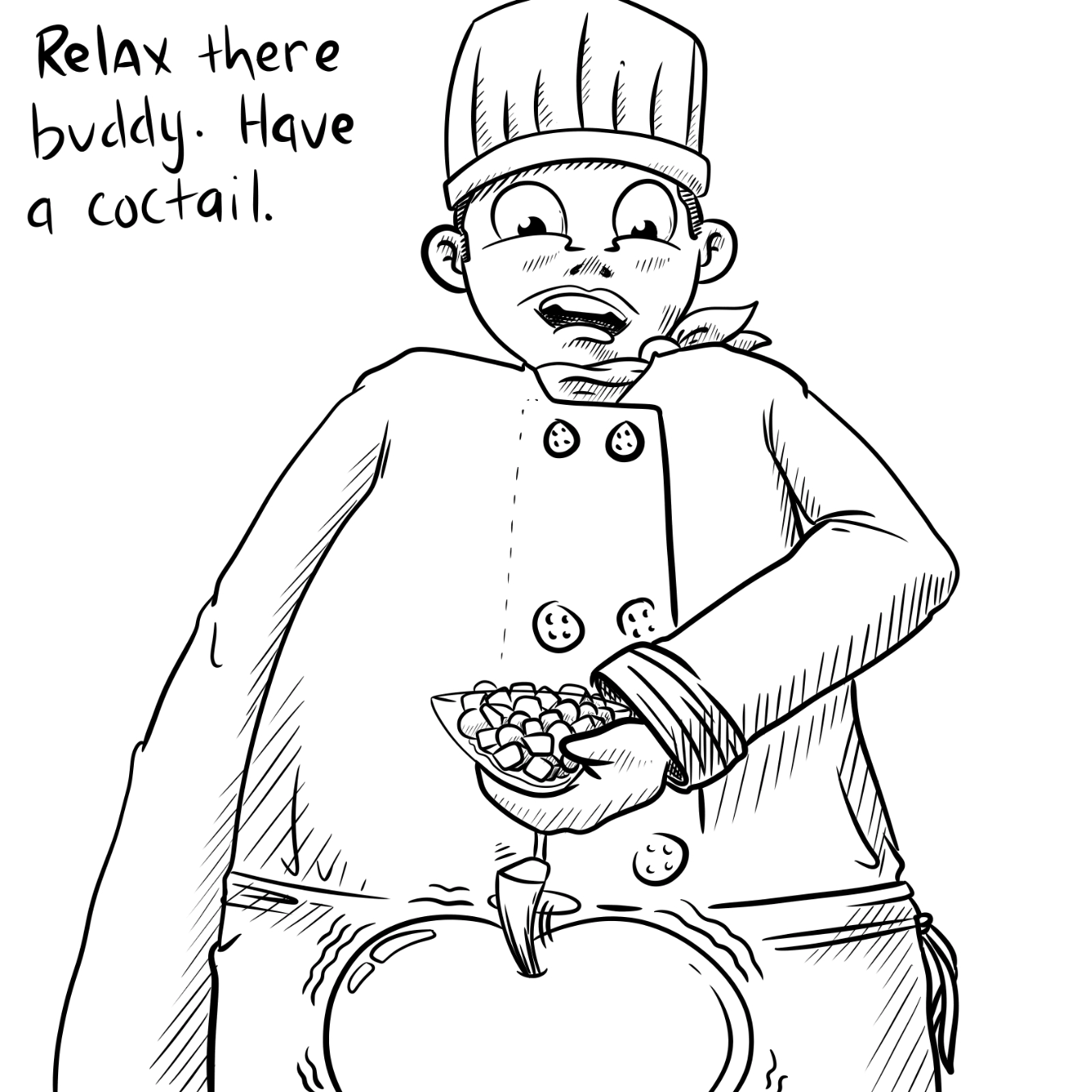  - Online Drawing Game Comic Strip Panel by Wizard Croissant