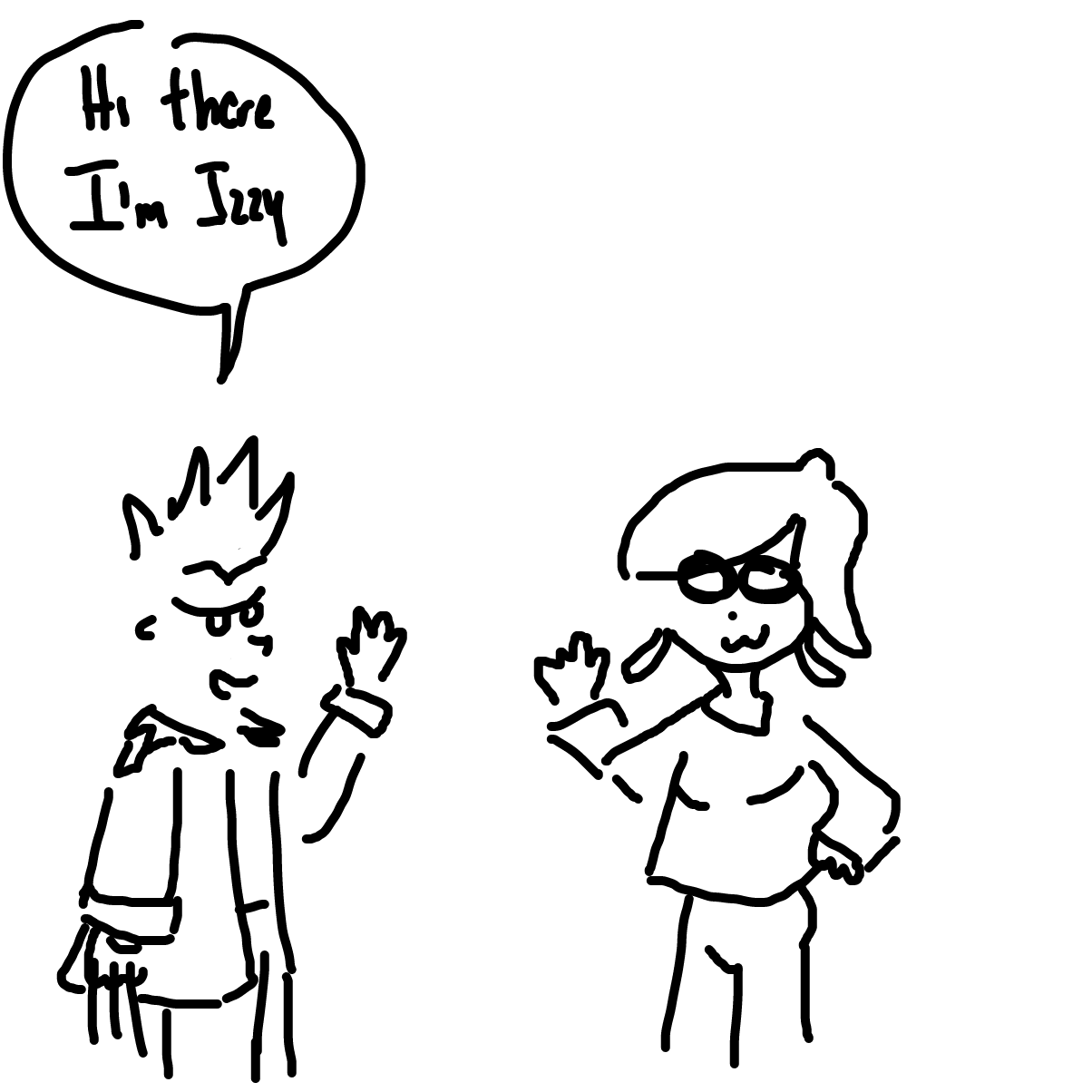 Drawing in im new by rex