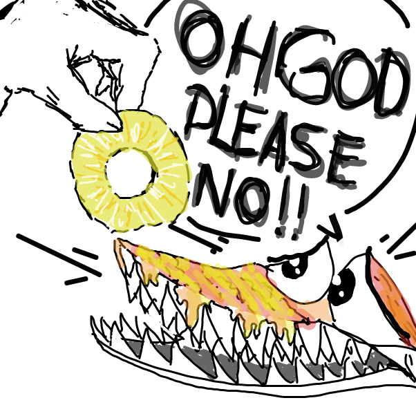 Drawing in Pizza Ghost by nekoraptor