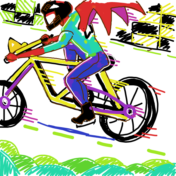 Drawing in Draw a bike from memory by Dragatile