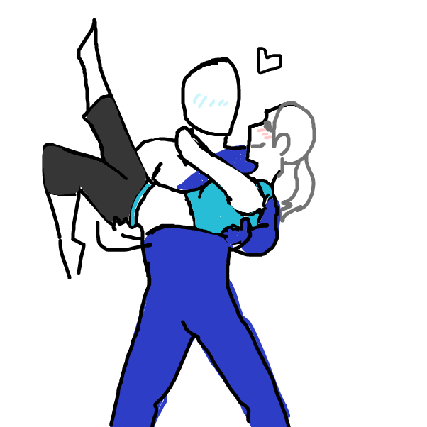 Drawing in Wii fit trainer X Pepsiman by Josef