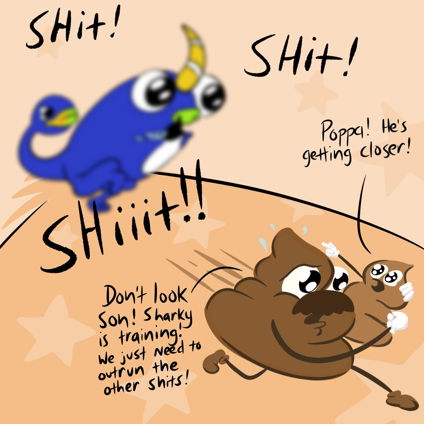  - Online Drawing Game Comic Strip Panel by Wizard Croissant