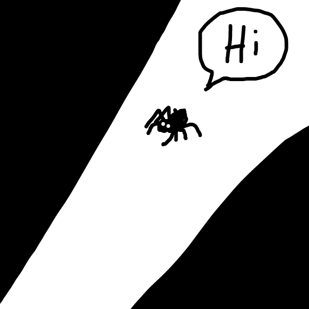 spider - Online Drawing Game Comic Strip Panel by Josef
