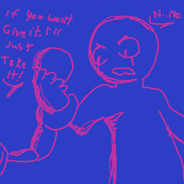 Drawing in Pog, I am back in jam squad by Derren