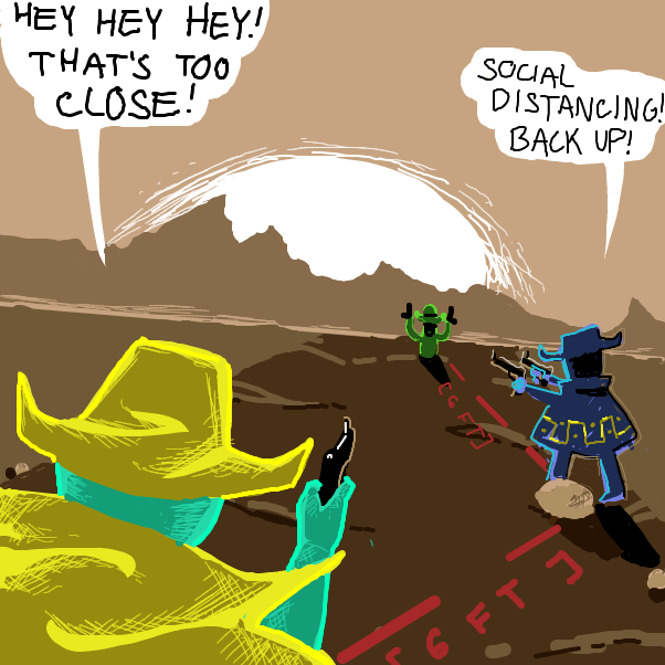 Drawing in Phone Doodles: The Showdown by Dragatile