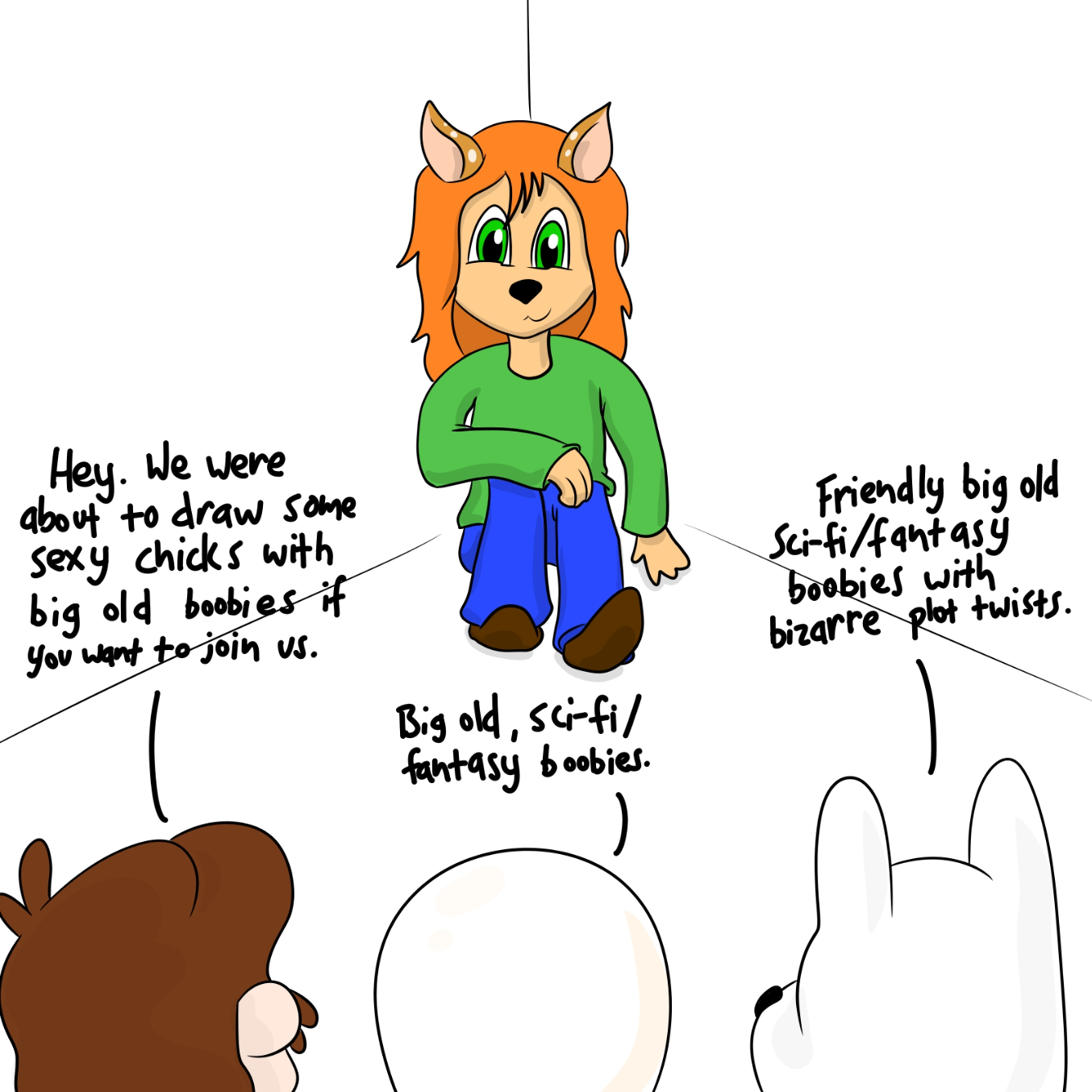  - Online Drawing Game Comic Strip Panel by Wizard Croissant