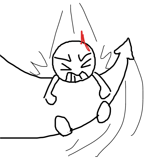 Drawing in The Cave Monster by SeanTrunks