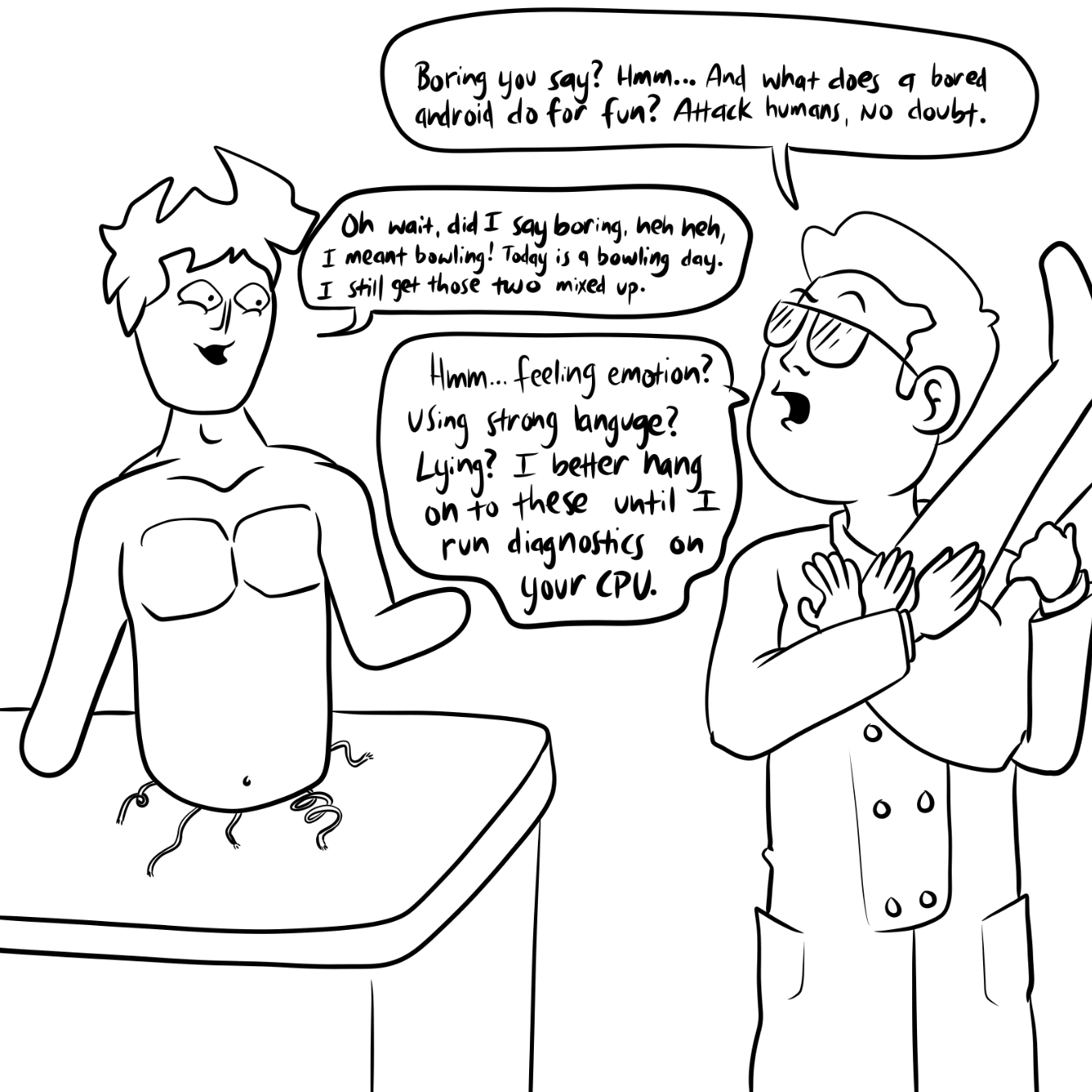  - Online Drawing Game Comic Strip Panel by Wizard Croissant