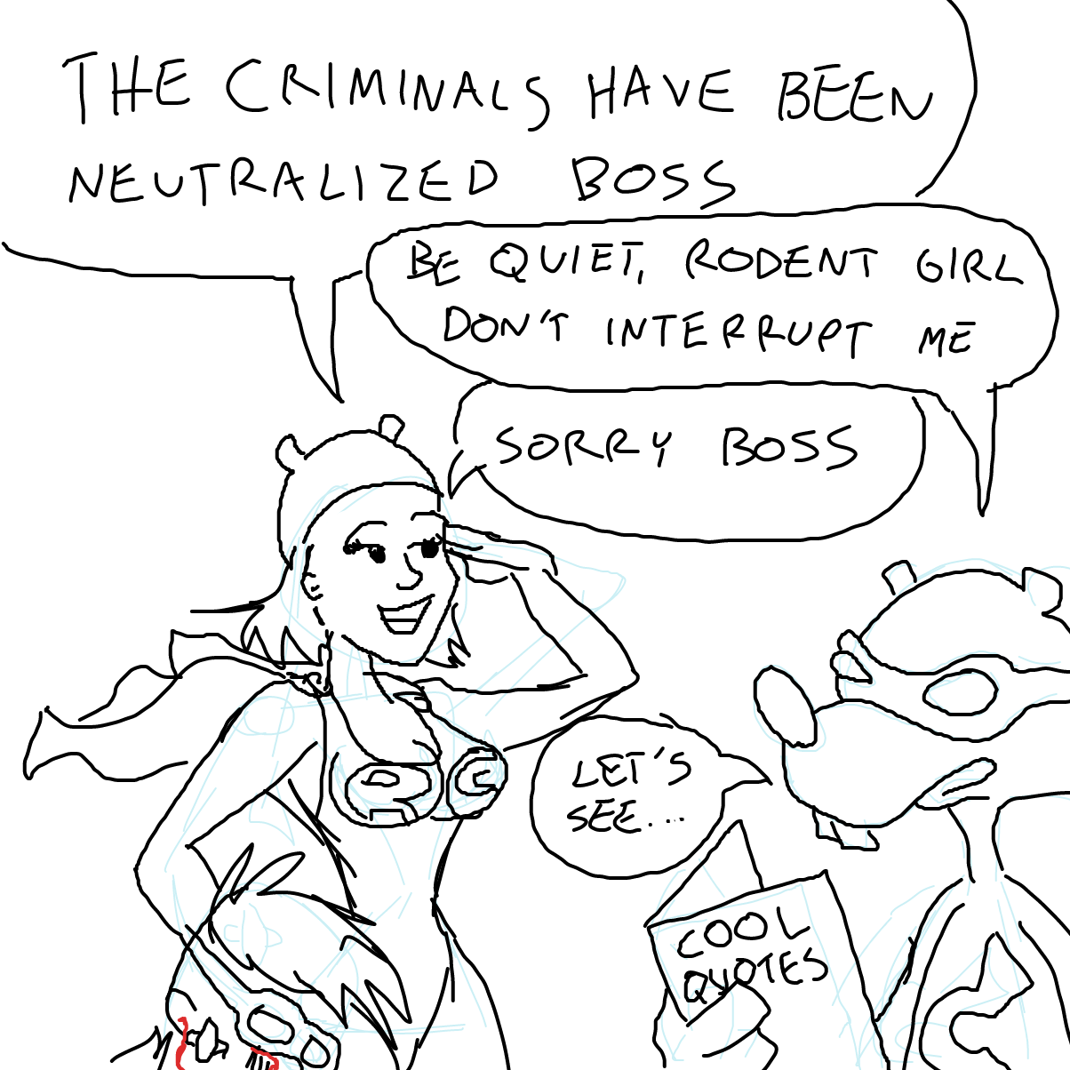  - Online Drawing Game Comic Strip Panel by Sabandija