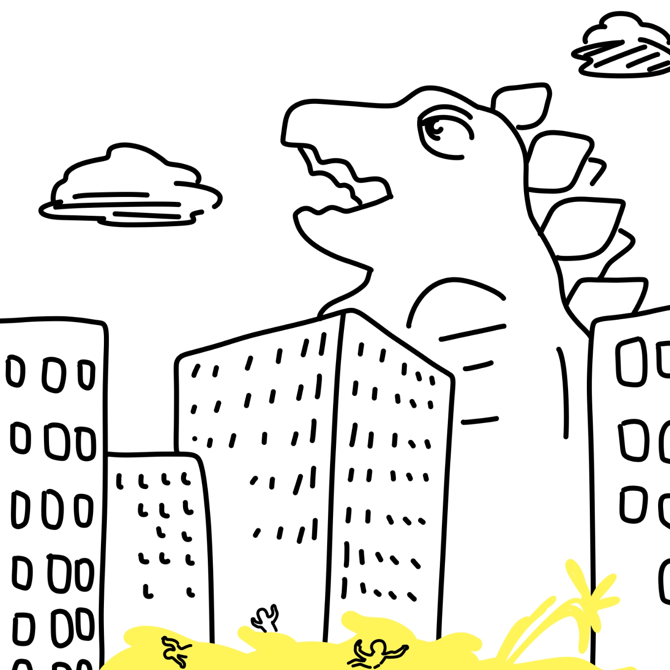  - Online Drawing Game Comic Strip Panel by Wizard Croissant