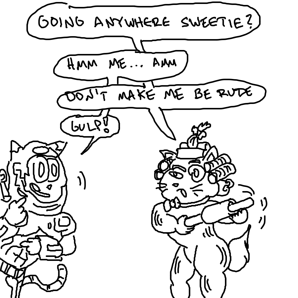  - Online Drawing Game Comic Strip Panel by rex