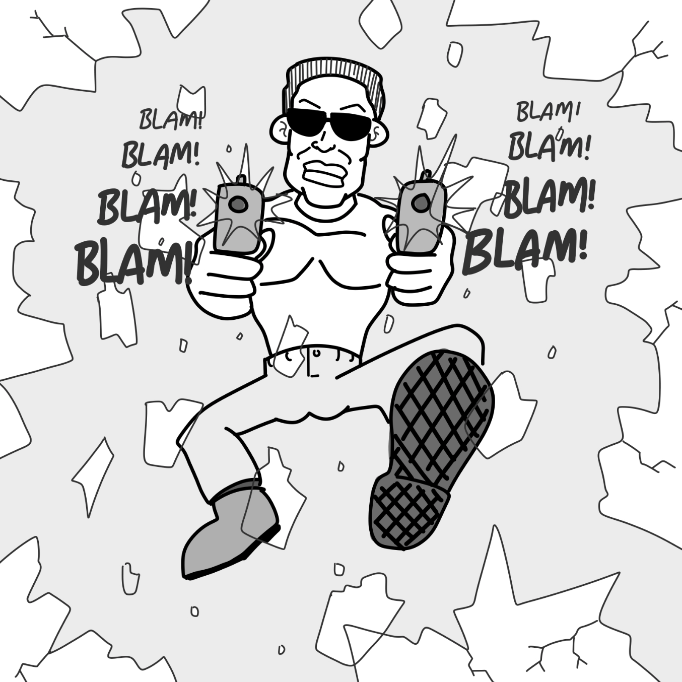  - Online Drawing Game Comic Strip Panel by Wizard Croissant