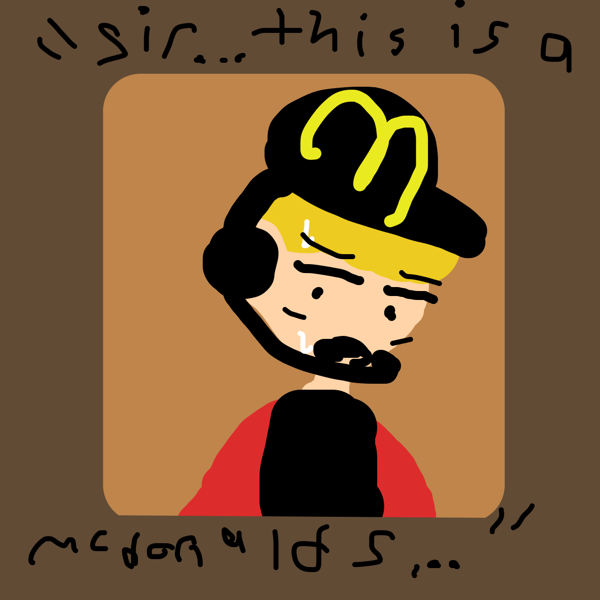 “Sir. This is a McDonalds Drive-Thru...” - Online Drawing Game Comic Strip Panel by EmoWeeb_the_Simp