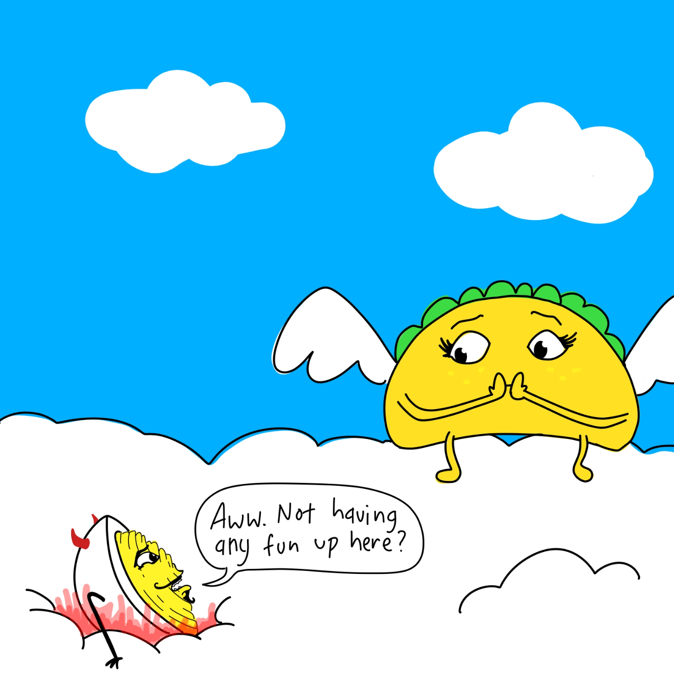  - Online Drawing Game Comic Strip Panel by Wizard Croissant