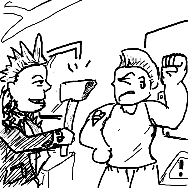  - Online Drawing Game Comic Strip Panel by esehara