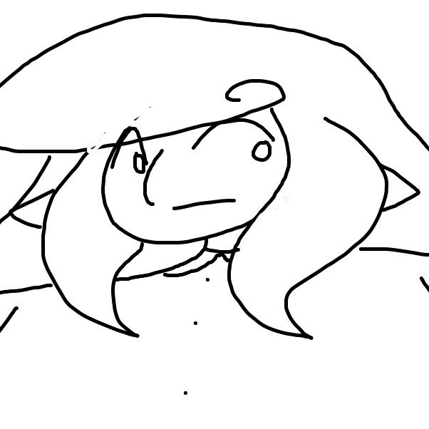 Drawing in Hello I'm New HEre by DOCTOR BUTTONS