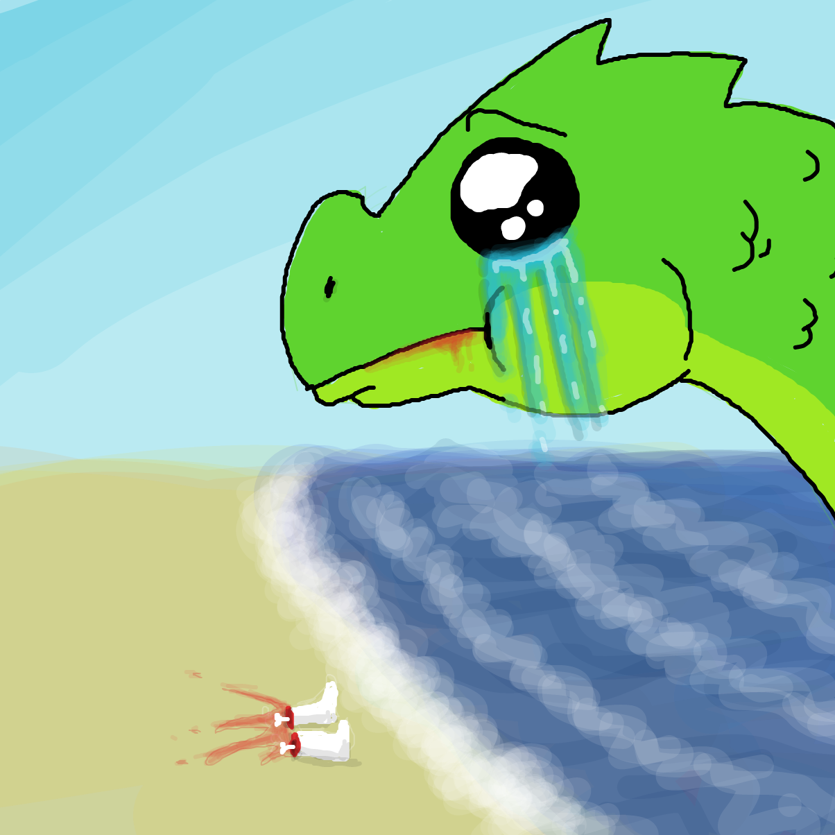  - Online Drawing Game Comic Strip Panel by Sabandija