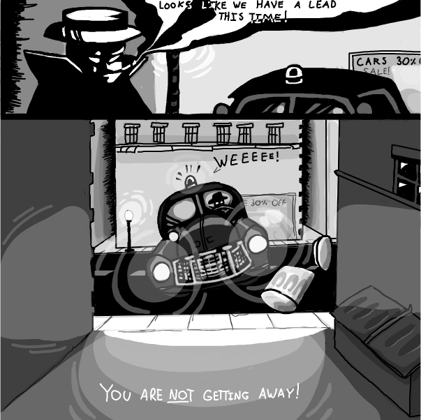  - Online Drawing Game Comic Strip Panel by Mothbunita