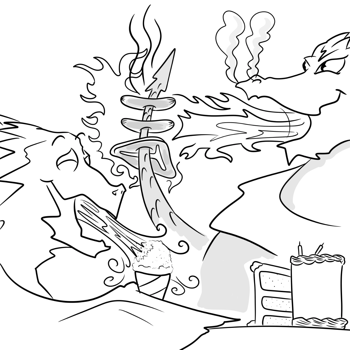  - Online Drawing Game Comic Strip Panel by Wizard Croissant