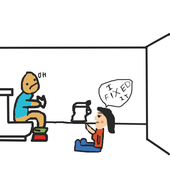 he busy - Online Drawing Game Comic Strip Panel by Beepadoobop