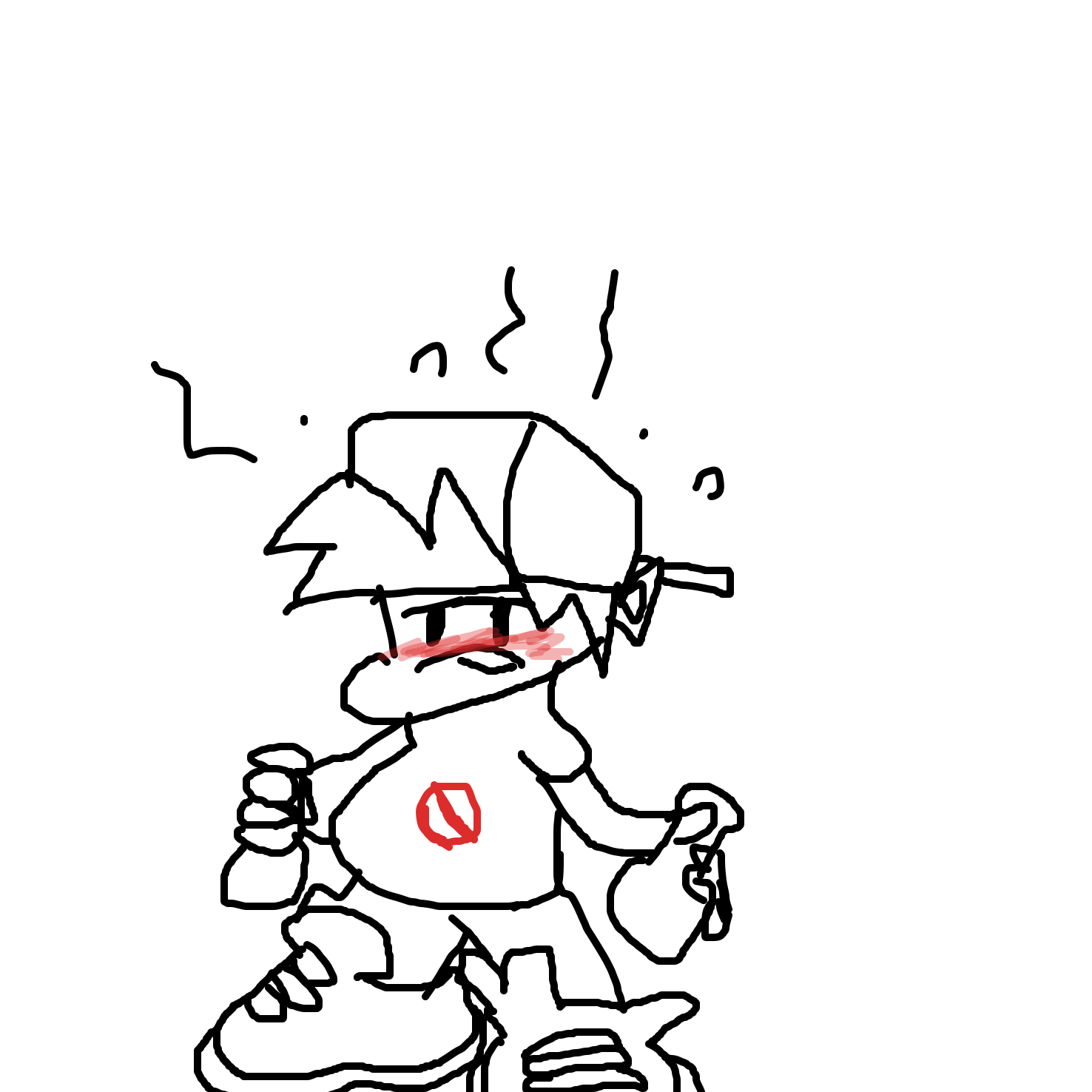 Drawing in Bf got drunk by Blatzz