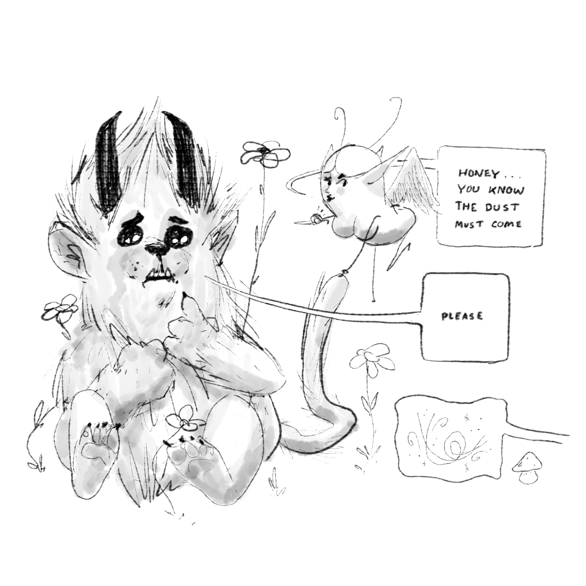 Drawing in IDK by Potato Man