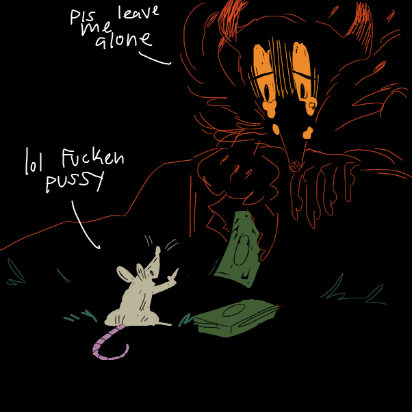 Drawing in eek a rat! by Chumky