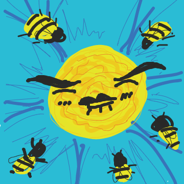  - Online Drawing Game Comic Strip Panel by Potato Man