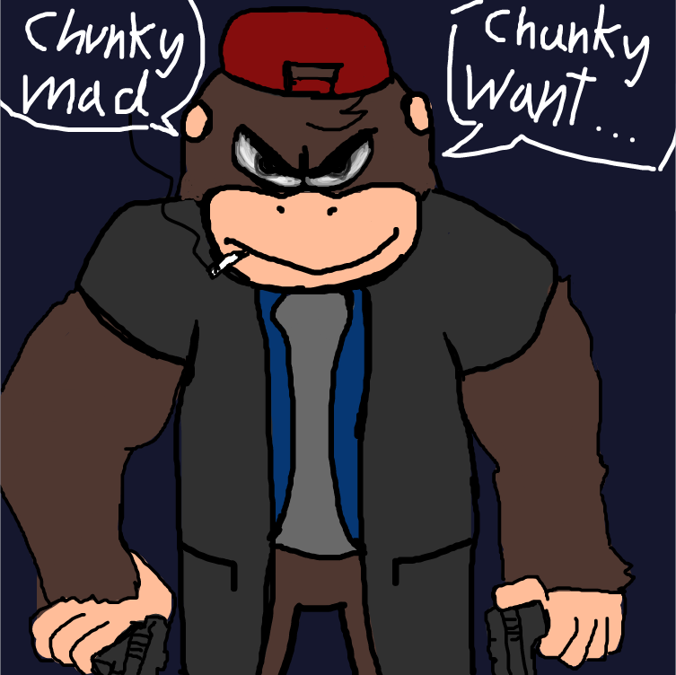 Drawing in The Last Member of the DK Crew by Bountybooty